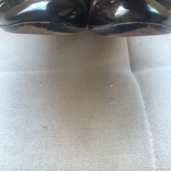 AGL Metallic Monika Patent Cap Toe Ballet Flats Size 40 US 8 - Picture 7 of 16